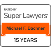 Rated By Super Lawyers - 15 Years - Michael F. Bachner